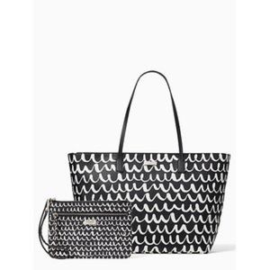 Kate Spade tote and wristlet bundle
